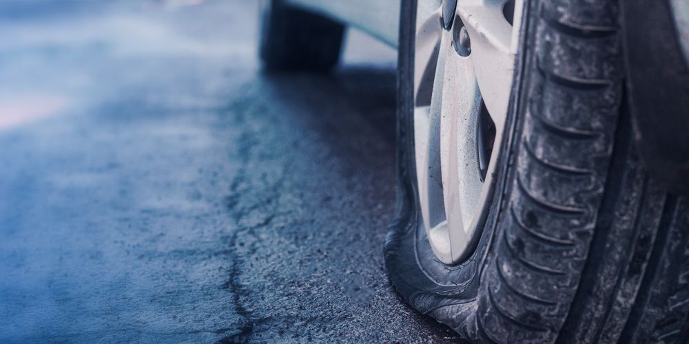 Punctured tyre - Puncture Repairs Wythenshawe